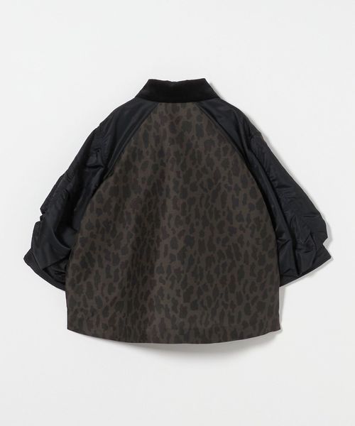 sacai レオパード柄アウター