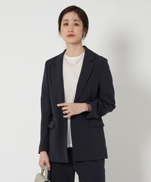【極美品✨XL】ユナイテッドアローズ TORAY テーラードジャケット 千鳥 紺 極美品✨XL】ユナイテッドアローズ TORAY テーラードジャケット