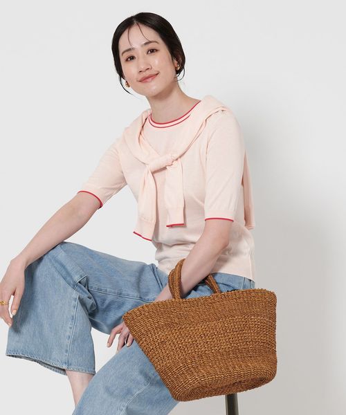 UNITED ARROWS/コットンシルク 18G 5SL ニット/ニット / セーター