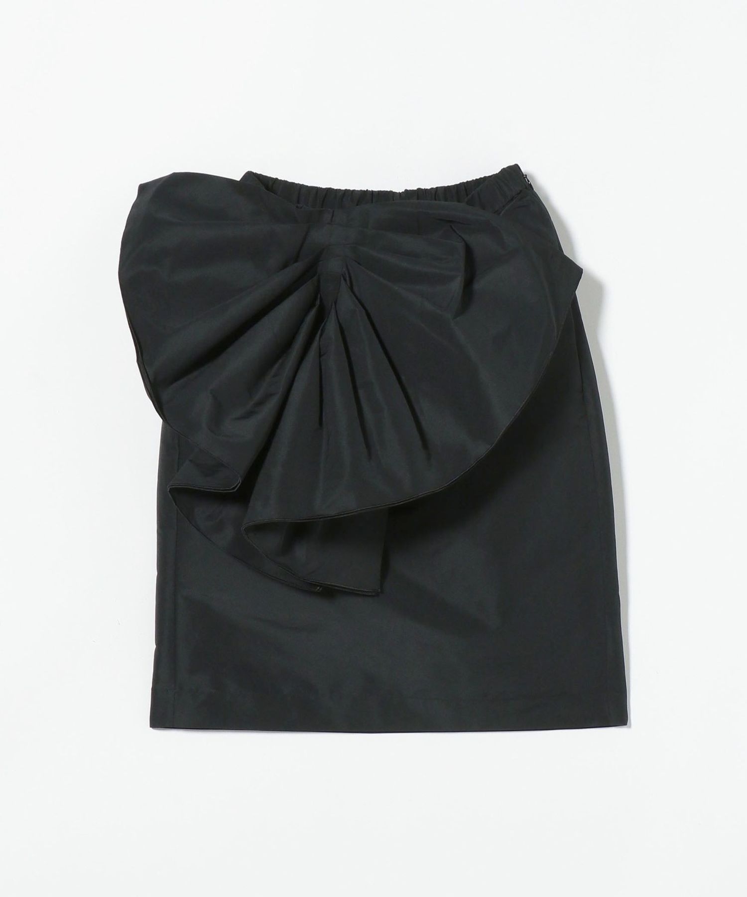 N°21 黒タイトスカート　美品❗ N°21＞タフタ ビッグボウ タイトスカート