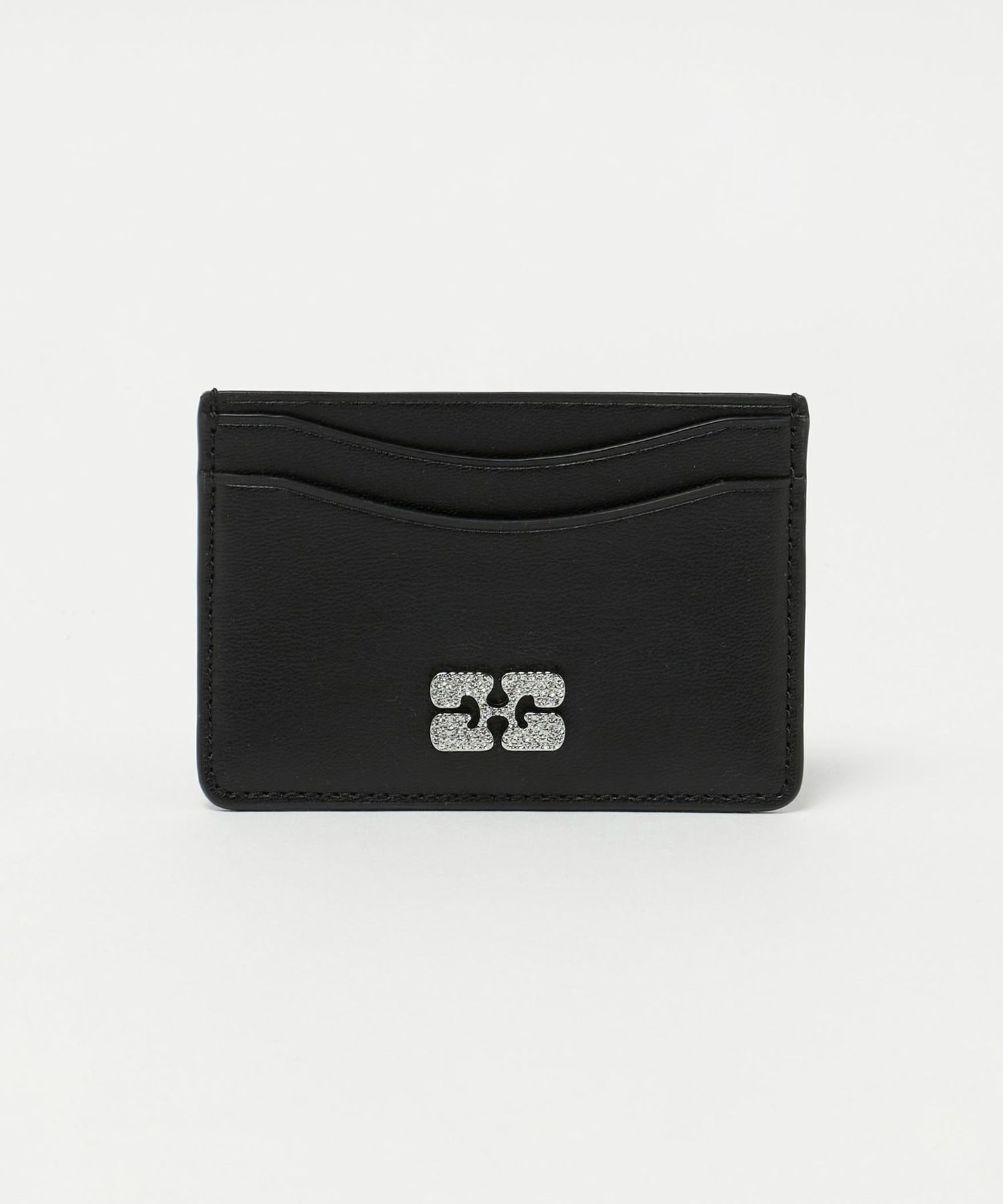 GANNI＞カードホルダー BLK