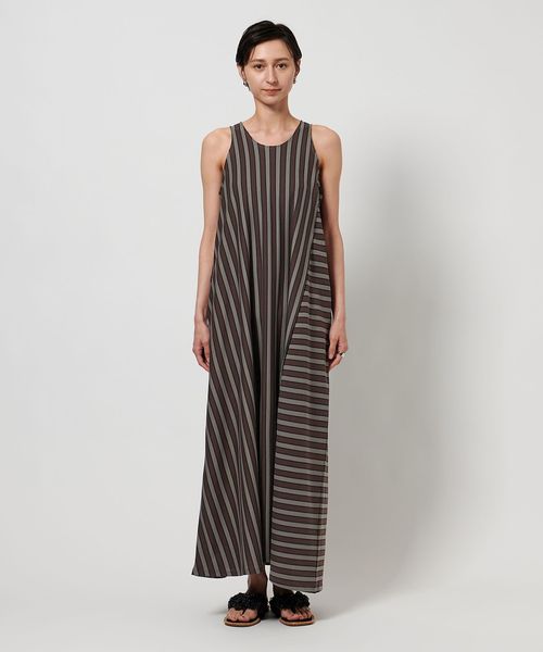 2024 UNITED ARROWS オーバーオールワンピース グレージュ