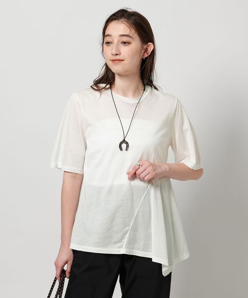 UNITED ARROWS/イレギュラーヘム ショートスリーブ カットソー/Tシャツ / カットソー