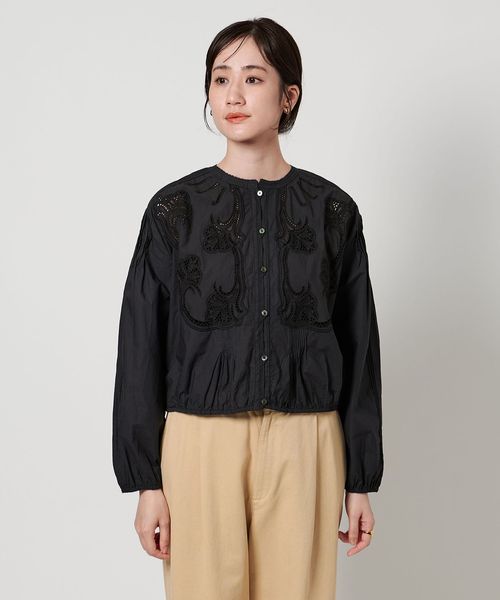 新品　UNITED ARROWS ポプリン エンブロイダリー ブラウス UNITED ARROWS｜ポプリン エンブロイダリー ブラウス | Rakuten