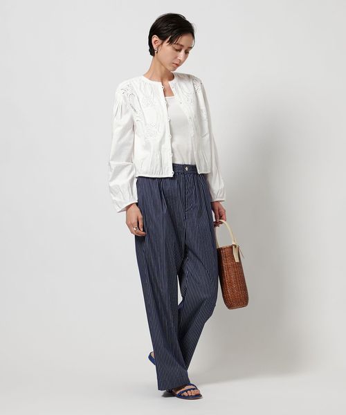 新品　UNITED ARROWS ポプリン エンブロイダリー ブラウス UNITED ARROWS｜ポプリン エンブロイダリー ブラウス | Rakuten