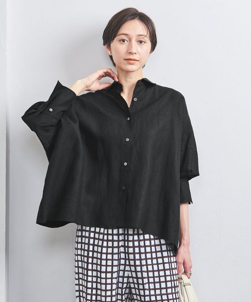 未使用タグ付✨ユナイテッドアローズ リネン ドルマン シャツ UNITED ARROWS（ユナイテッドアローズ）の「リネン ドルマン