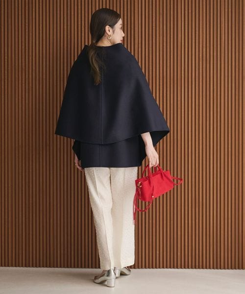 〇【試着のみ】UNITED ARROWS ウール リバー ポンチョ ライトグレー 〇【試着のみ】UNITED ARROWS ウール リバー ポンチョ ライトグレー