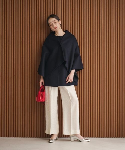 UNITED ARROWS バイカラー　フレアベスト バイカラー リバー ベスト