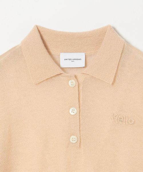 UNITED ARROWS ニットポロ UNITED ARROWS セーター ニット ウールシルク ハイゲージ