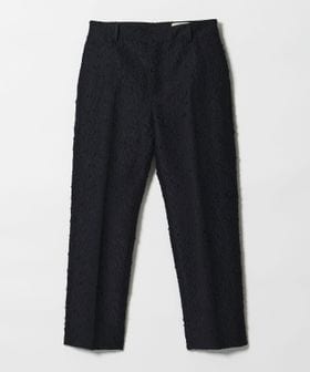 UNITED ARROWS/フラワー カットジャガード テーパードパンツ/スラックス