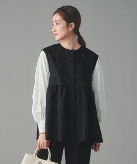 UNITED ARROWS/GISHA 2トーン ジャガード ベスト/ベスト