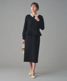 UNITED ARROWS/SPONGY ペプラム ワンピース/ワンピース