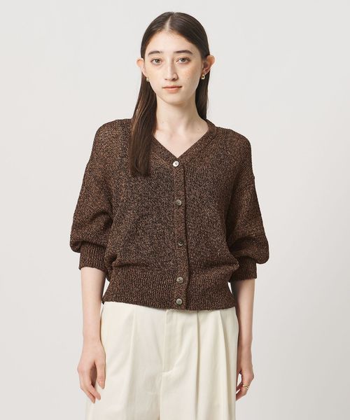 UNITED ARROWS/ペーパー ハーフスリーブ カーディガン/カーディガン / ボレロ