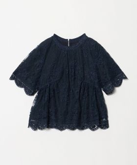 MUVEIL/＜MUVEIL＞フラワー レース Tシャツ/Tシャツ / カットソー