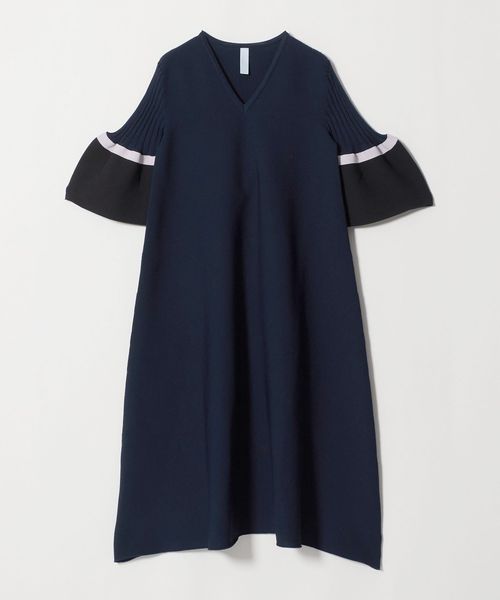 CFCL/＜CFCL＞POTRY ベルスリーブ フレア ワンピース/ワンピース