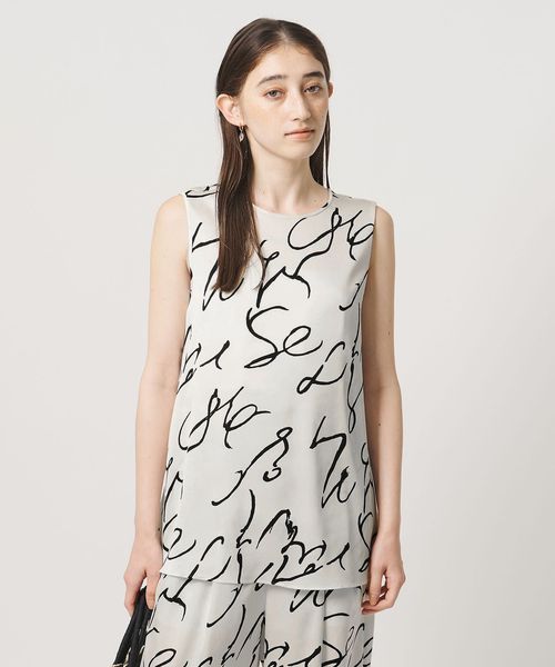 UNITED ARROWS/アブストラクト プリント ブラウス/シャツ / ブラウス