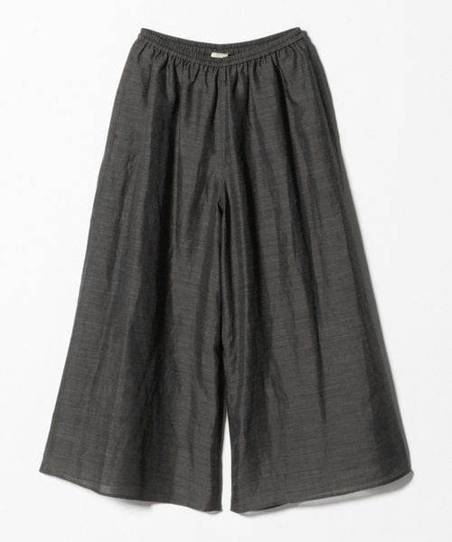 UNITED ARROWS/ギャザー フレアパンツ  ‐ウォッシャブル‐/イージーパンツ
