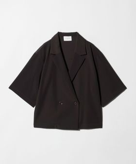 UNITED ARROWS/ツイル ハーフスリーブ シャツ ジャケット ‐ストレッチ 防シワ 接触冷感‐/シャツ / ブラウス