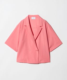 UNITED ARROWS/ツイル ハーフスリーブ シャツ ジャケット ‐ストレッチ 防シワ 接触冷感‐/シャツ / ブラウス