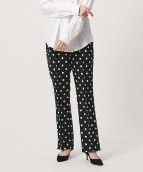 UNITED ARROWS/ドット フレアパンツ ‐ウォッシャブル‐/イージーパンツ