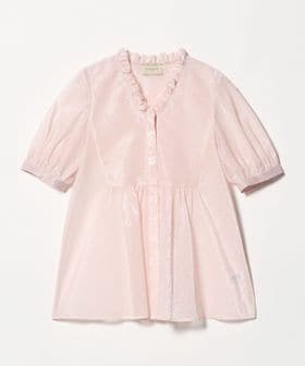 UNITED ARROWS/LINEAESSE Vネック パフブラウス ‐ウォッシャブル‐/シャツ / ブラウス