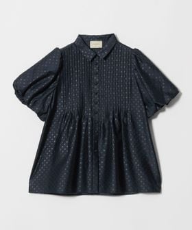 UNITED ARROWS/ドットエンボス ピンタック ブラウス ‐ウォッシャブル‐/シャツ / ブラウス