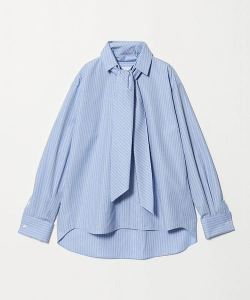 sacai/＜sacai＞ストライプ タイ シャツ/シャツ / ブラウス