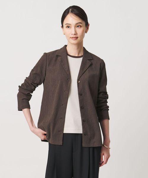 UNITED ARROWS/クレープ シャツ ジャケット ‐ウォッシャブル‐/シャツ / ブラウス