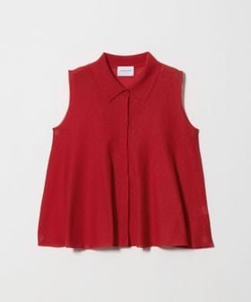UNITED ARROWS/ペプラム フレア ノースリーブ ニット ‐ウォッシャブル‐/ニット / セーター