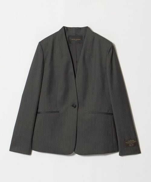 UNITED ARROWS/Vitale Barberis Canonico ノーラペル ジャケット/ノーカラージャケット