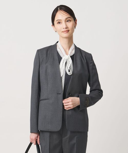 UNITED ARROWS/Vitale Barberis Canonico ノーラペル ジャケット/ノーカラージャケット