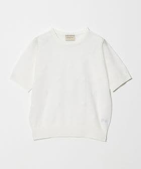UNITED ARROWS/シアー フラワー ショートスリーブ ニット ‐ウォッシャブル‐/ニット / セーター