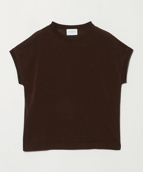 UNITED ARROWS/ミニハイネック フレンチスリーブ ニット リンキング ―ウォッシャブル―/ニット / セーター