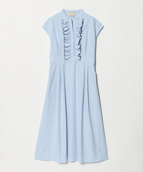 UNITED ARROWS/メロー フリル スキッパー ワンピース ‐防シワ 吸水速乾 UVカット 遮熱性 接触冷感‐/ワンピース