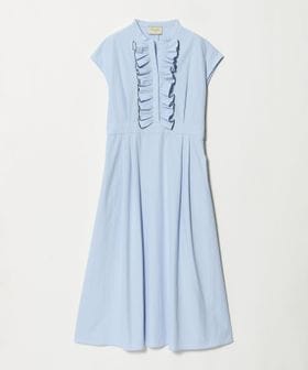 UNITED ARROWS/メロー フリル スキッパー ワンピース ‐防シワ 吸水速乾 UVカット 遮熱性 接触冷感‐/ワンピース