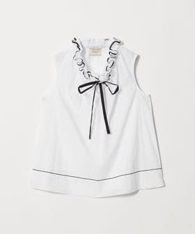 UNITED ARROWS/スタンド フリル ノースリーブ ブラウス ‐ウォッシャブル‐/シャツ / ブラウス