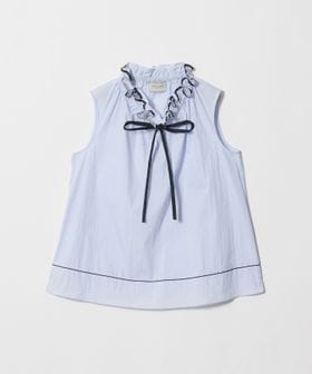 UNITED ARROWS/スタンド フリル ノースリーブ ブラウス ‐ウォッシャブル‐/シャツ / ブラウス