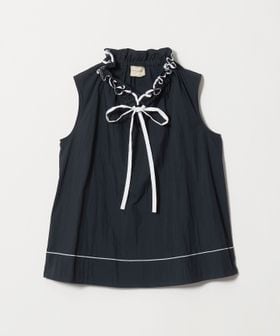 UNITED ARROWS/スタンド フリル ノースリーブ ブラウス ‐ウォッシャブル‐/シャツ / ブラウス