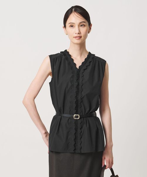 UNITED ARROWS/2WAY タックフリル ノースリーブ ブラウス/シャツ / ブラウス