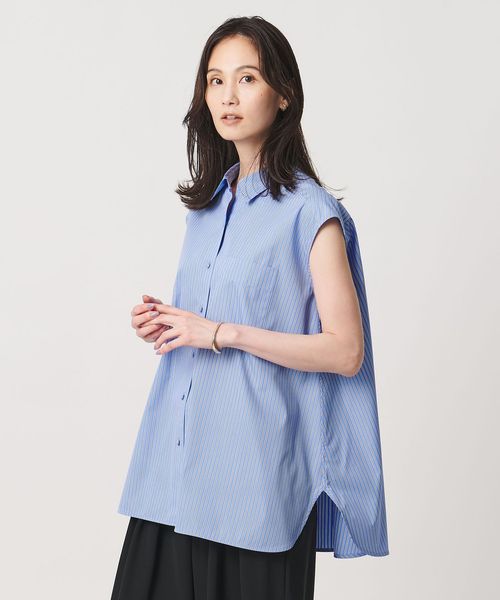 UNITED ARROWS/バックフレア フレンチスリーブ シャツ/シャツ / ブラウス
