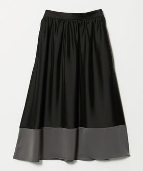UNITED ARROWS/シルキー ギャザー スカート ‐ウォッシャブル‐/ミモレ / ロング