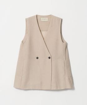 UNITED ARROWS/シアー バックフレア ベスト ‐ウォッシャブル‐/ベスト