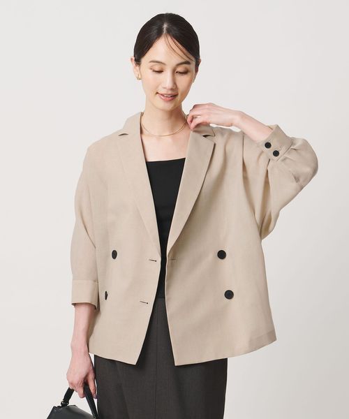 UNITED ARROWS/シアー ドルマン ブラウス ジャケット ‐ウォッシャブル‐/テーラードジャケット