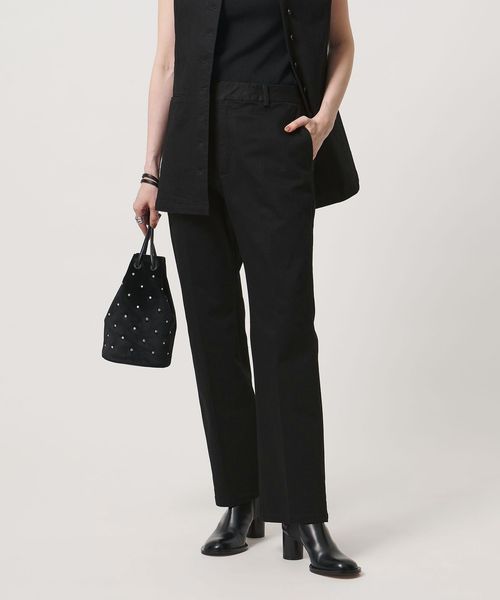 UNITED ARROWS/デニム フレアパンツ BLACK ‐ストレッチ ウォッシャブル‐/デニムパンツ