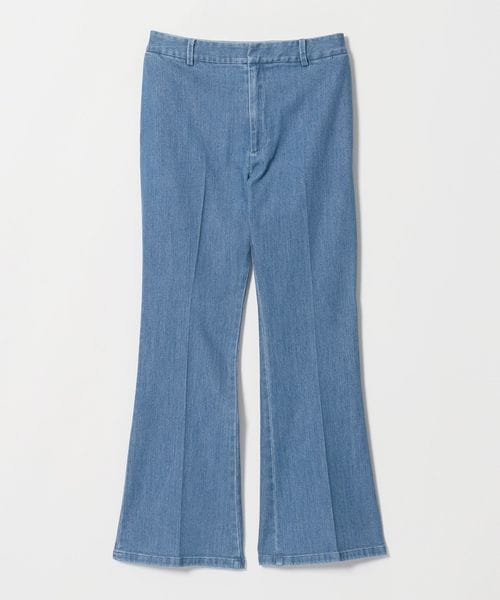 UNITED ARROWS/デニム フレアパンツ LT.BLUE ‐ストレッチ ウォッシャブル‐/デニムパンツ