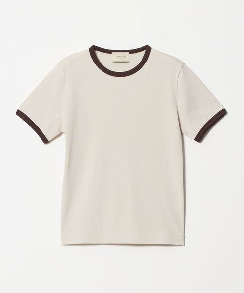 UNITED ARROWS/リブ バイカラーパイピング ショートスリーブ Tシャツ/Tシャツ / カットソー