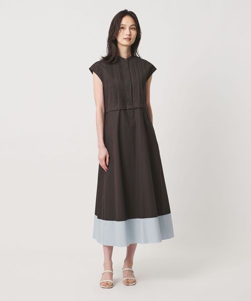 UNITED ARROWS/シルキー ピンタック ワンピース ‐ウォッシャブル‐/ワンピース