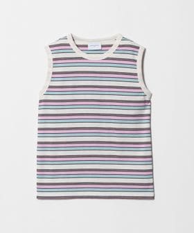 UNITED ARROWS/マルチボーダー ノースリーブ Tシャツ/タンクトップ / キャミソール