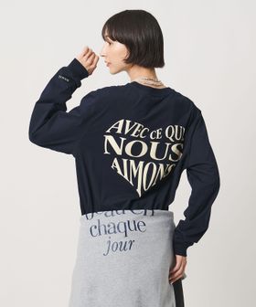 NOMADIS/【別注】＜NOMADIS＞AMOUR/H  ロングスリーブ Tシャツ/Tシャツ / カットソー