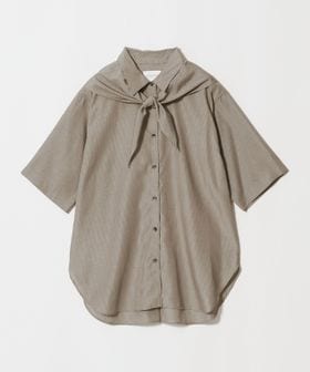 UNITED ARROWS/チェック スカーフ 5分袖 シャツ/シャツ / ブラウス